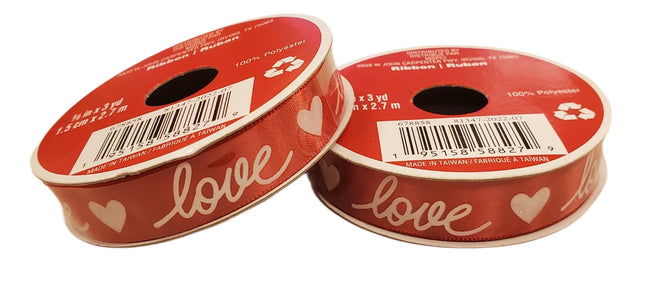 Valentine's Day Ribbon 5/8in x 3yd - Celebrate It