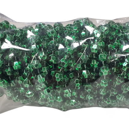 St. Patrick's Day Green Bead Garland 30ft Plastic
