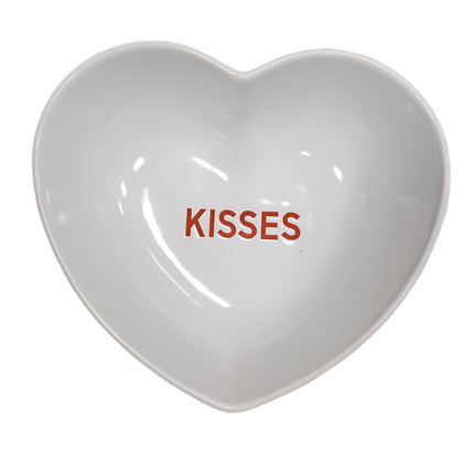 Valentine's Day Heart-Shaped Food Safe Bowl 7.25"