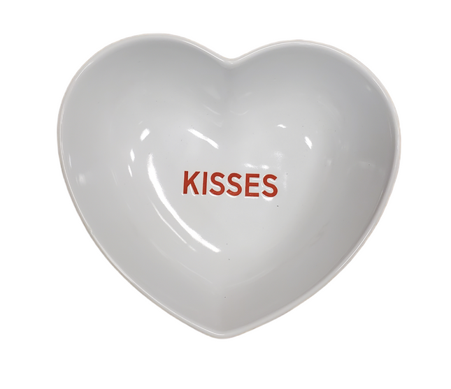 Valentine's Day Heart-Shaped Food Safe Bowl 7.25"