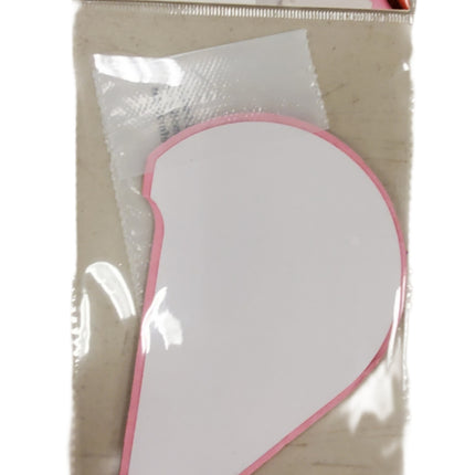 Pink Easter Honeycomb Heart Decor 7.5x8"
