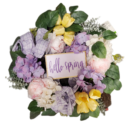 24" Ashland Premium Floral Wreath - Home Decor