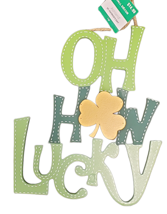 Ashland Saint Patrick's Day Wall Decor 9x7"