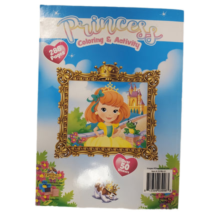 Princess Coloring & Activity Book - 288 Pages