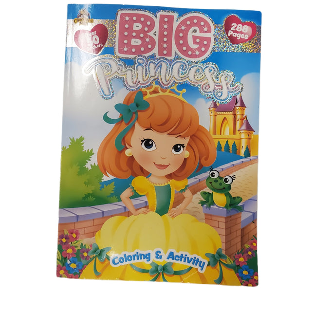 Princess Coloring & Activity Book - 288 Pages