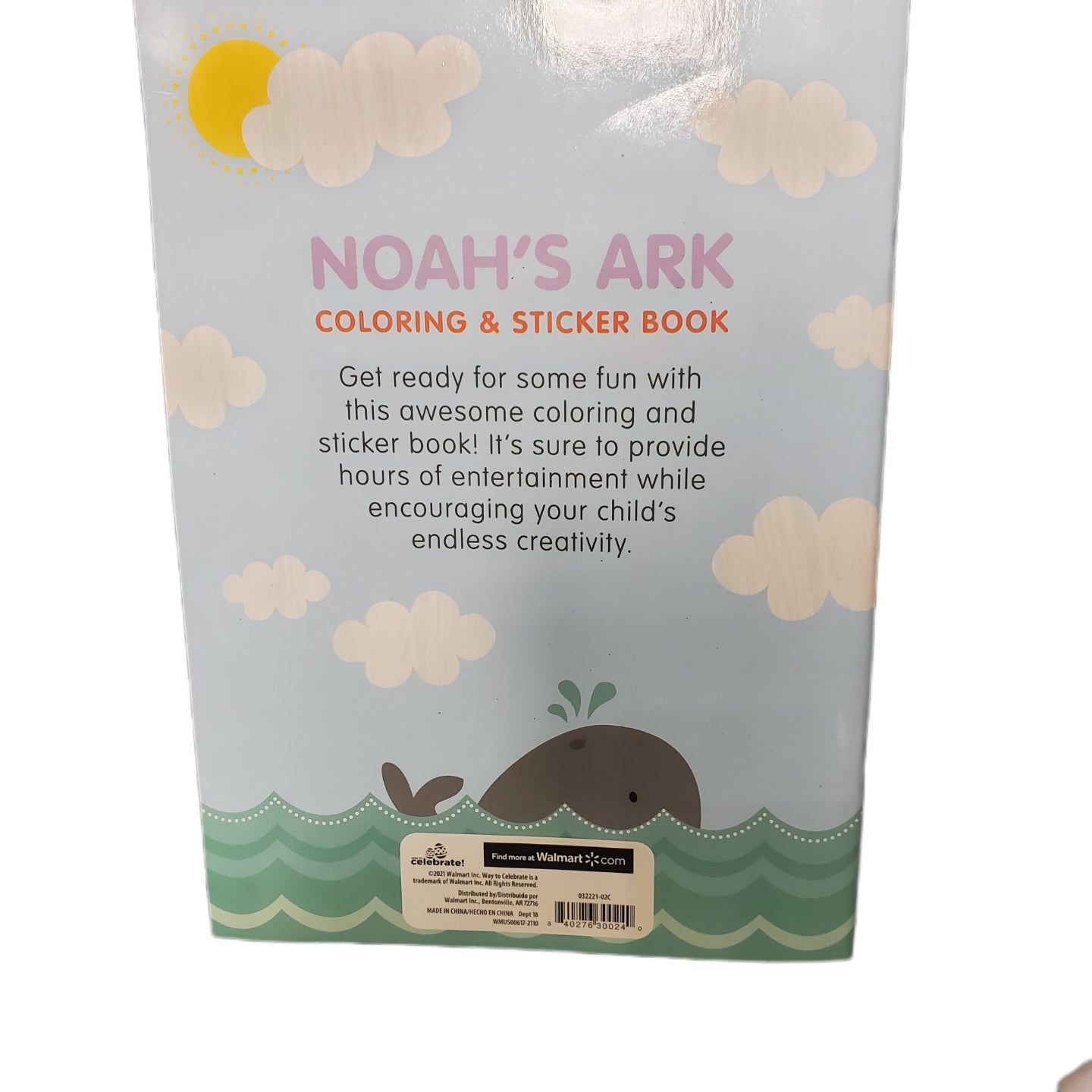 NOAH'S ARK COLORING & STICKER BOOK