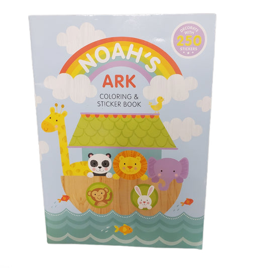 NOAH'S ARK COLORING & STICKER BOOK