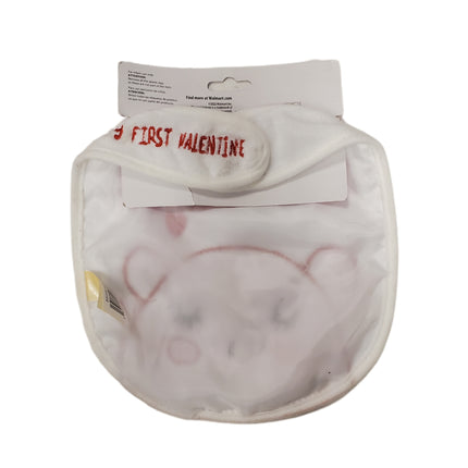 My First Valentine's Day Baby Bib