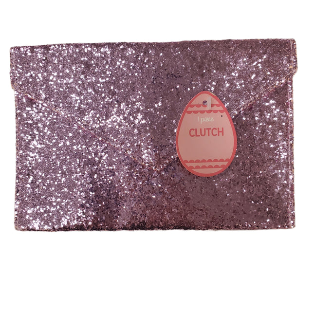 Pink Sparkling Easter Clutch for Girls 5.5x8"