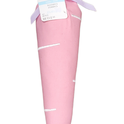 16" Pink Stuffed Easter Carrot - Home Decor