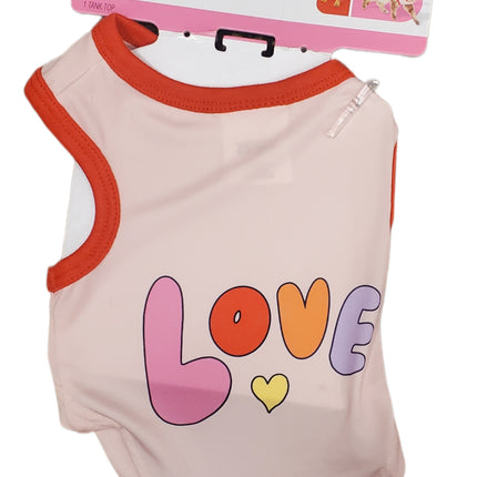 Valentine's Day Tank Top for Pets XS - Boots & Barkley