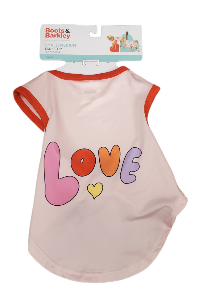Valentine's Day Pet Tank Top - Small/Medium