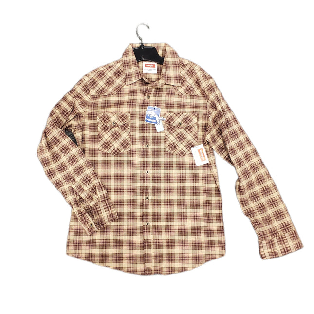 Wrangler Cloud Flannel Stretch Shirt Small