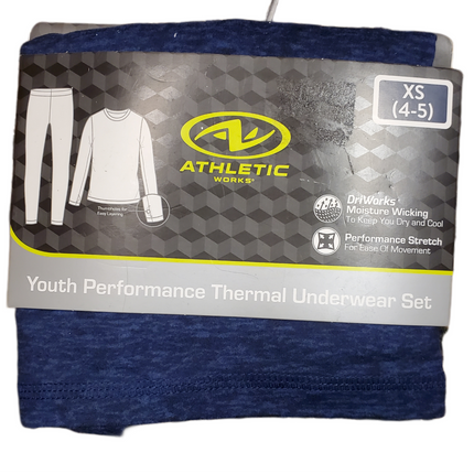 Youth Thermal Set 2pc Blue Marble XS 4-5 – Performance