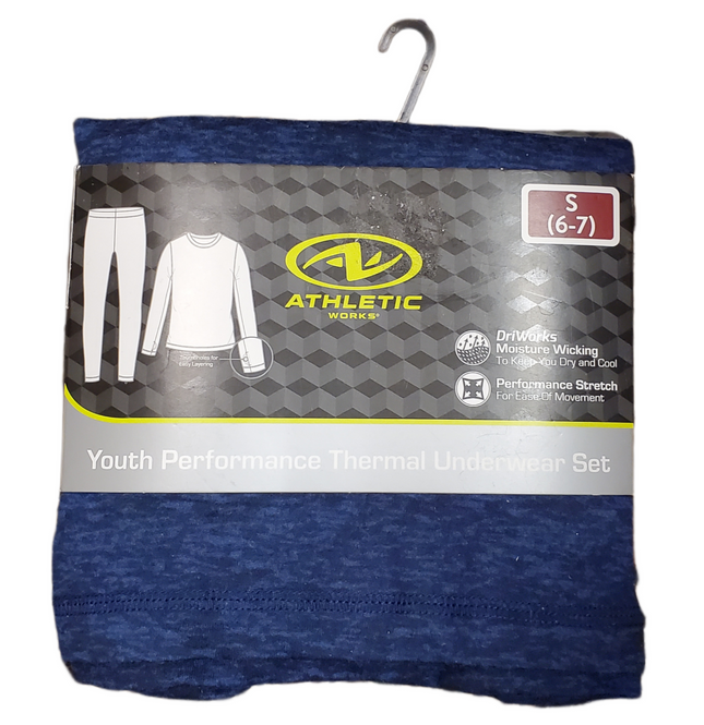 Athletic Works Youth Thermal Set Small 6-7