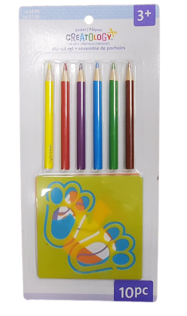 Creatology 10-Piece Easter Craft Stencil Set