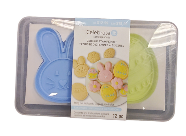 12-Pc Easter Cookie Stamper Kit by Celebrate It