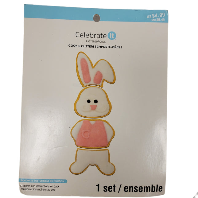 Easter Bunny Metal Cookie Cutter Set Celebrate It