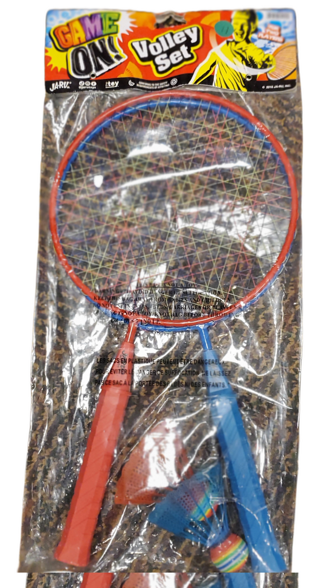 VOLLEY BALL SET FOR 2 PLAYERS, 2 BIRDIES 2 RACKETS
