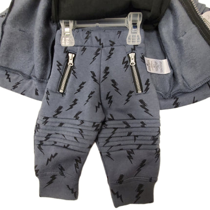 Wonder Nation 3 Pieces Zip hoodie OUTFIT