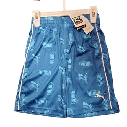 PUMA, KID'S 2 PIECE SET, SHORTS & SHIRT SIZE 6