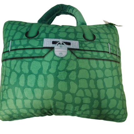 Green Ashland Color Pop Pillow with Handles