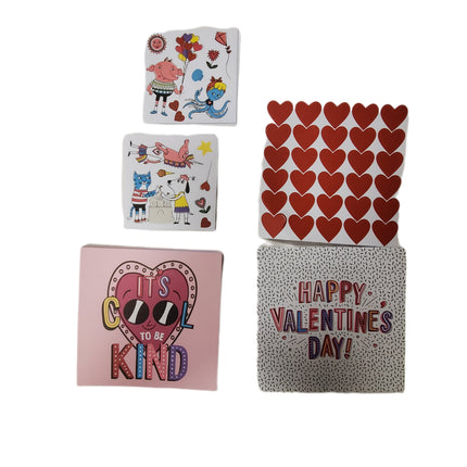 Valentine Sticker Activity Cards 18ct 300 Stickers
