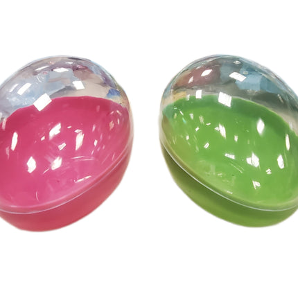 Giant 5" Fillable Easter Eggs with Clear Top, 4pc