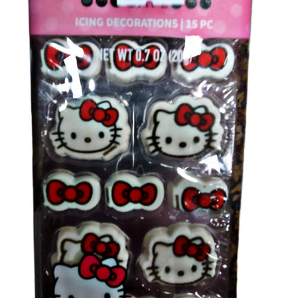 Hello Kitty Cafe 14-Piece Icing Decorations Set