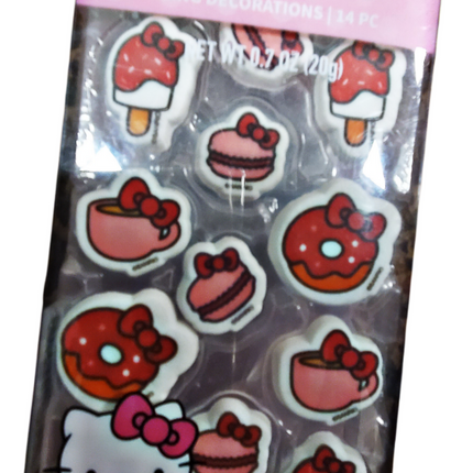 Hello Kitty Cafe 14-pc Icing Decorations Set