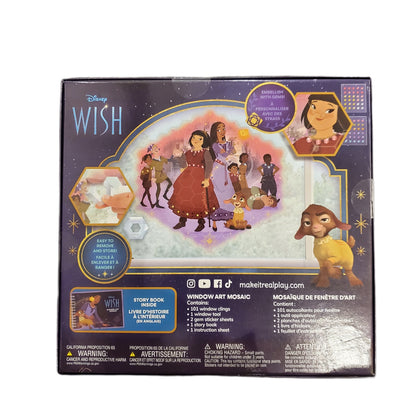 Disney Wish Window Art Mosaic Craft Kit, 106pc