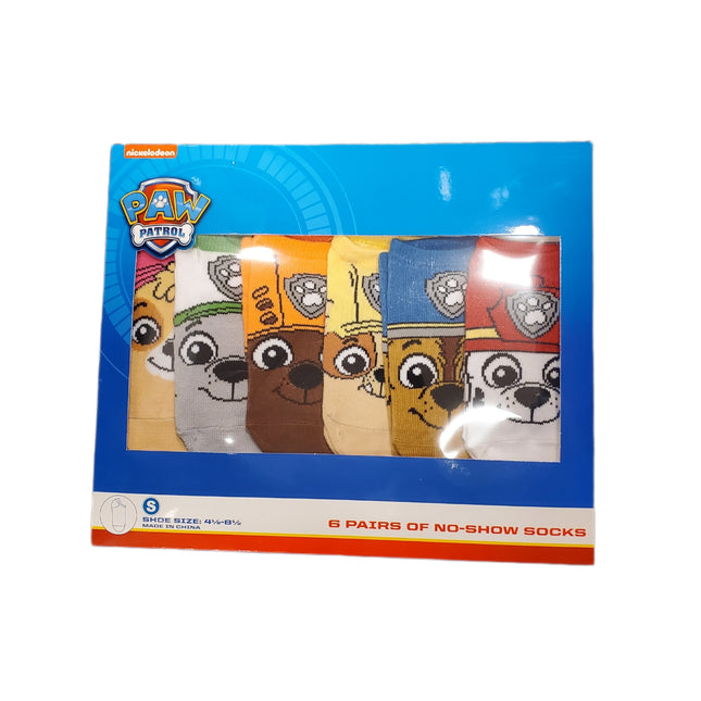 Paw Patrol No-Show Socks Size Small – Nickelodeon