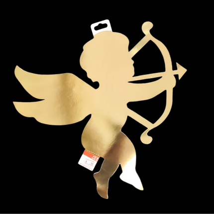 Golden Cupid Valentine's Day Decor 12x12 in
