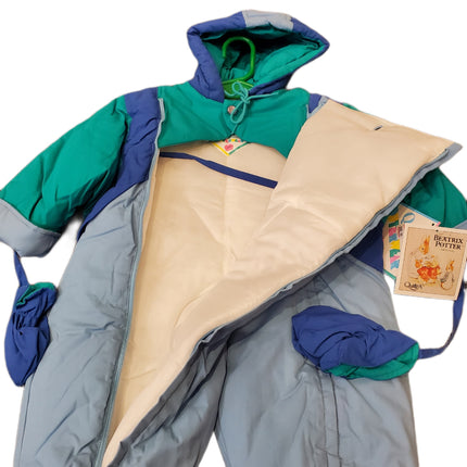Beatrix Potter Quiltex Snow Suit 12M - Peter Rabbit