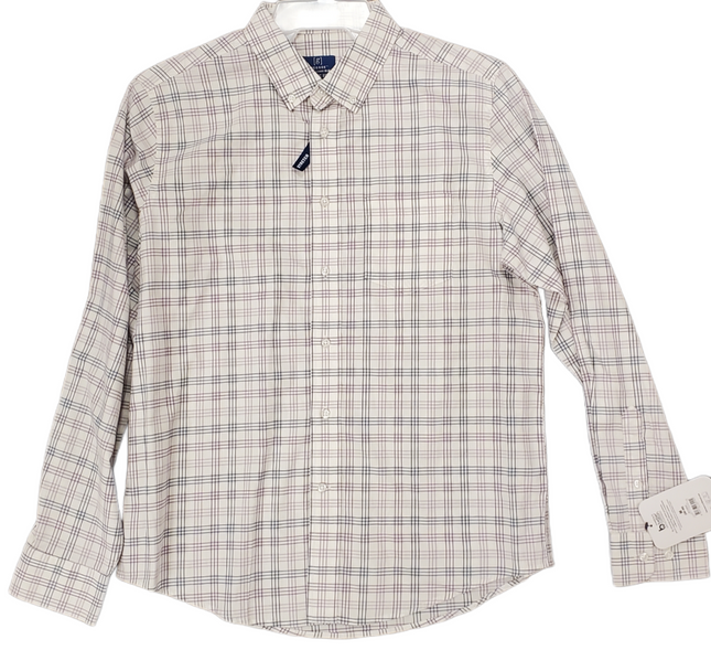Men's Button Up Dress Shirt Classic Fit George Medium