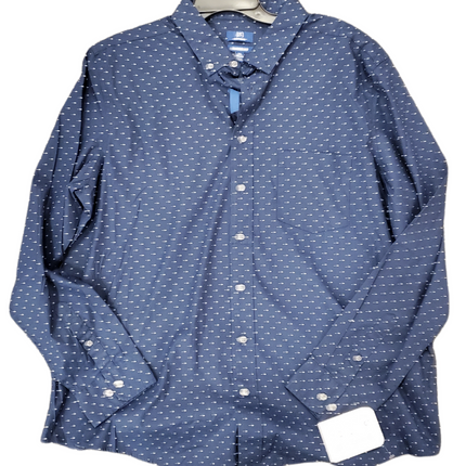 George Classic Fit Dress Shirt Blue Small