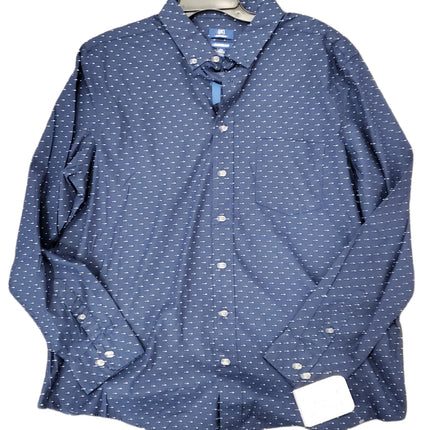 George Classic Fit Dress Shirt Blue Small