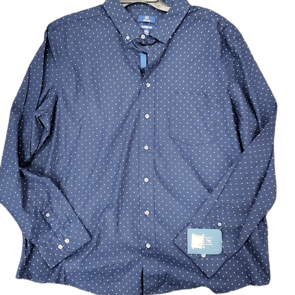 George Classic Fit Dress Shirt Blue Small