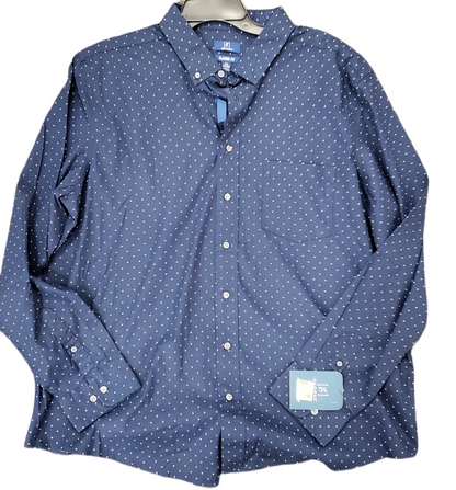 George Classic Fit Dress Shirt Blue Medium