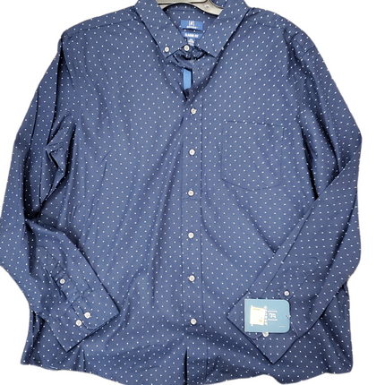George Classic Fit Dress Shirt Blue Small