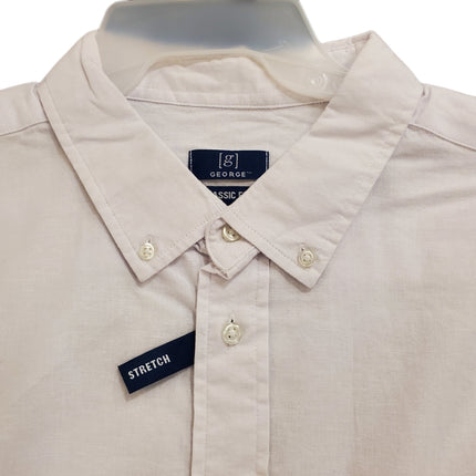 George Classic Fit Dress Shirt White 2XL