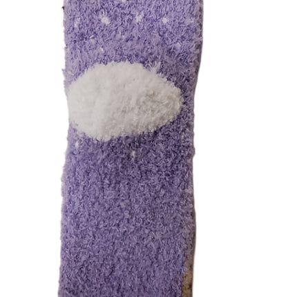 Shine Fuzzy Slipper Socks - Shoe Size 5-10