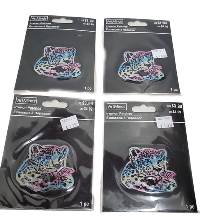 One Iron on Patch, ArtMinds, Multi-Colored Leppard