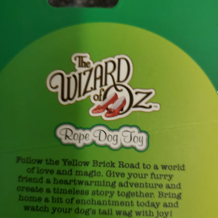 Wizard of Oz Squeaky Dog Rope Toy