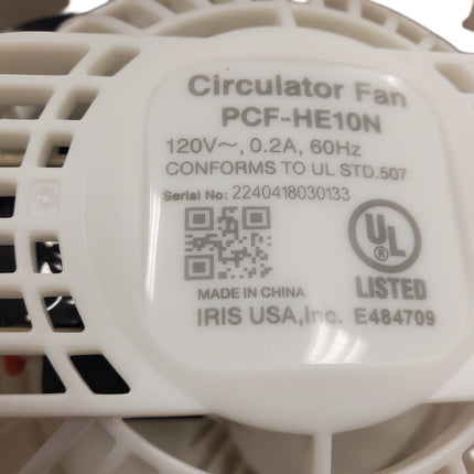 Mini Desk Fan by IRIS USA White