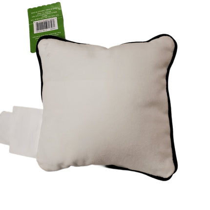 Ashland White Sequined Spring Pillow Monogrammed Letter "Z" 8 in. X 8 in.
