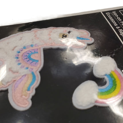 Unicorn & Rainbow Iron-On Patches by ArtMinds