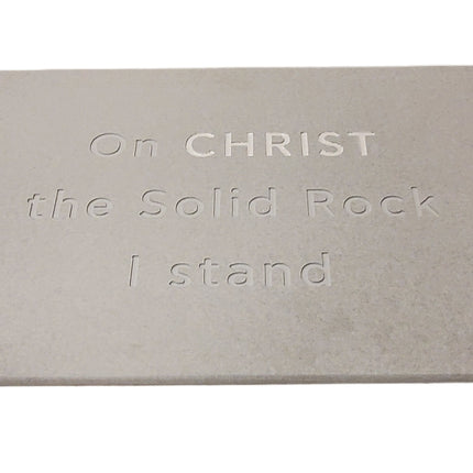 Custom Engraved Bath Mat 24x15 – On Christ I Stand