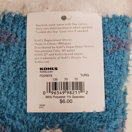 Cozy Socks Fuzzy Slipper Socks with Cute Black and White Kitten