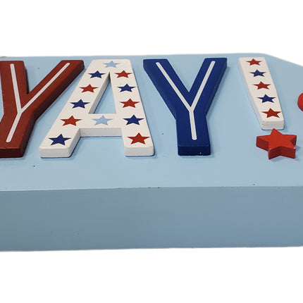 Celebrate It Tabletop Decor – YAY! Red White Blue